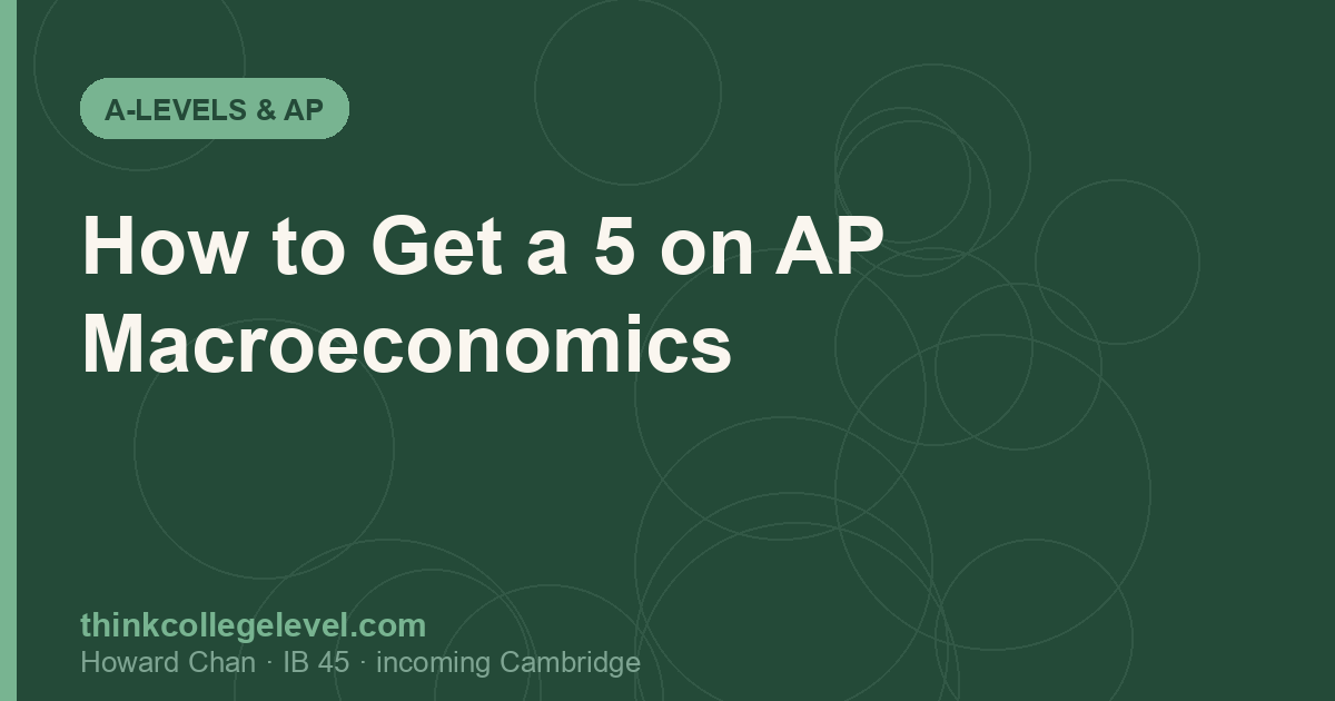 How to Get a 5 on AP Macroeconomics