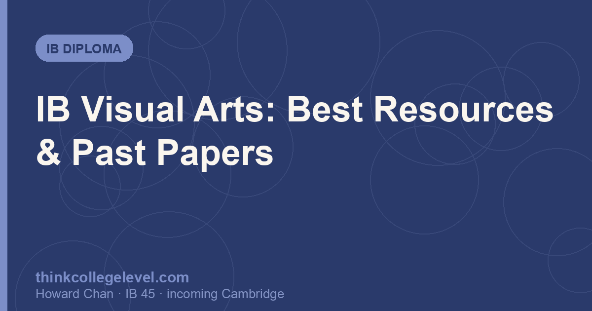 IB Visual Arts: Best Resources & Past Papers