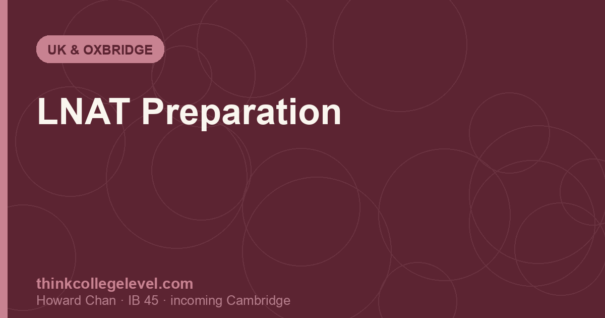 LNAT Preparation