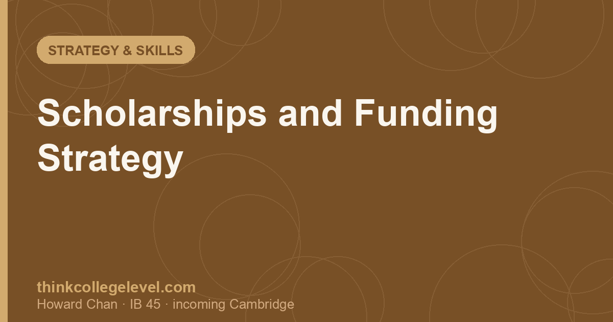 Scholarships and Funding Strategy