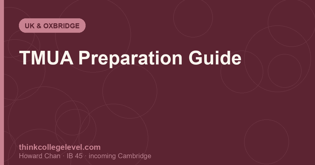 TMUA Preparation Guide