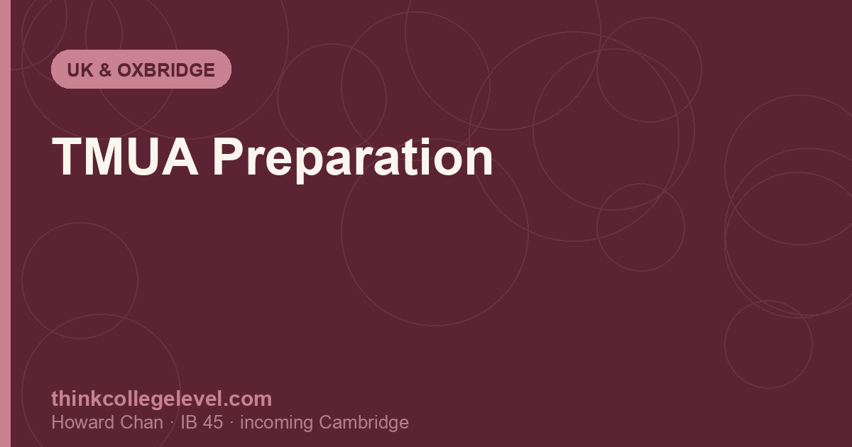 TMUA Preparation